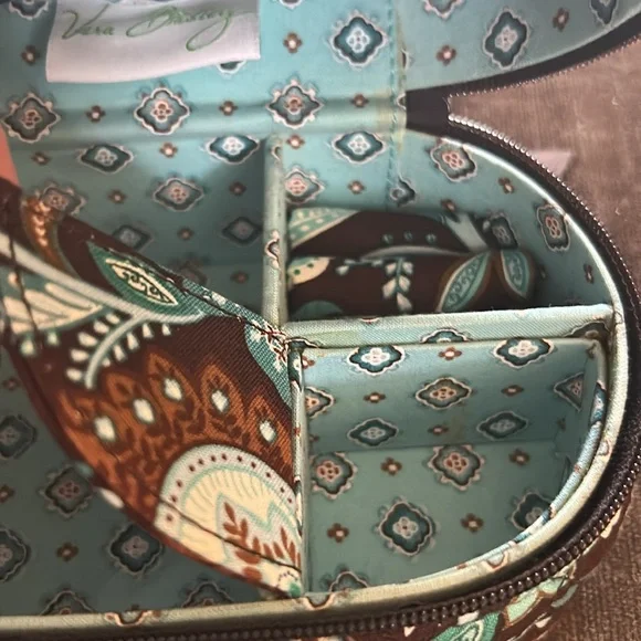 Vera Bradley Java Blue Jewelry Case - Picture 4 of 5